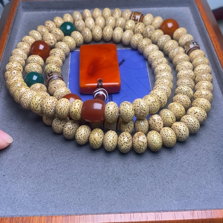 黑***)吊坠星月菩提星月