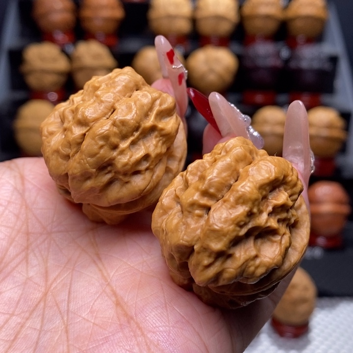 文玩核桃把件?赤霄金蟾7号