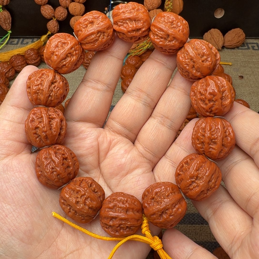 手串文玩核桃京八棱手串22