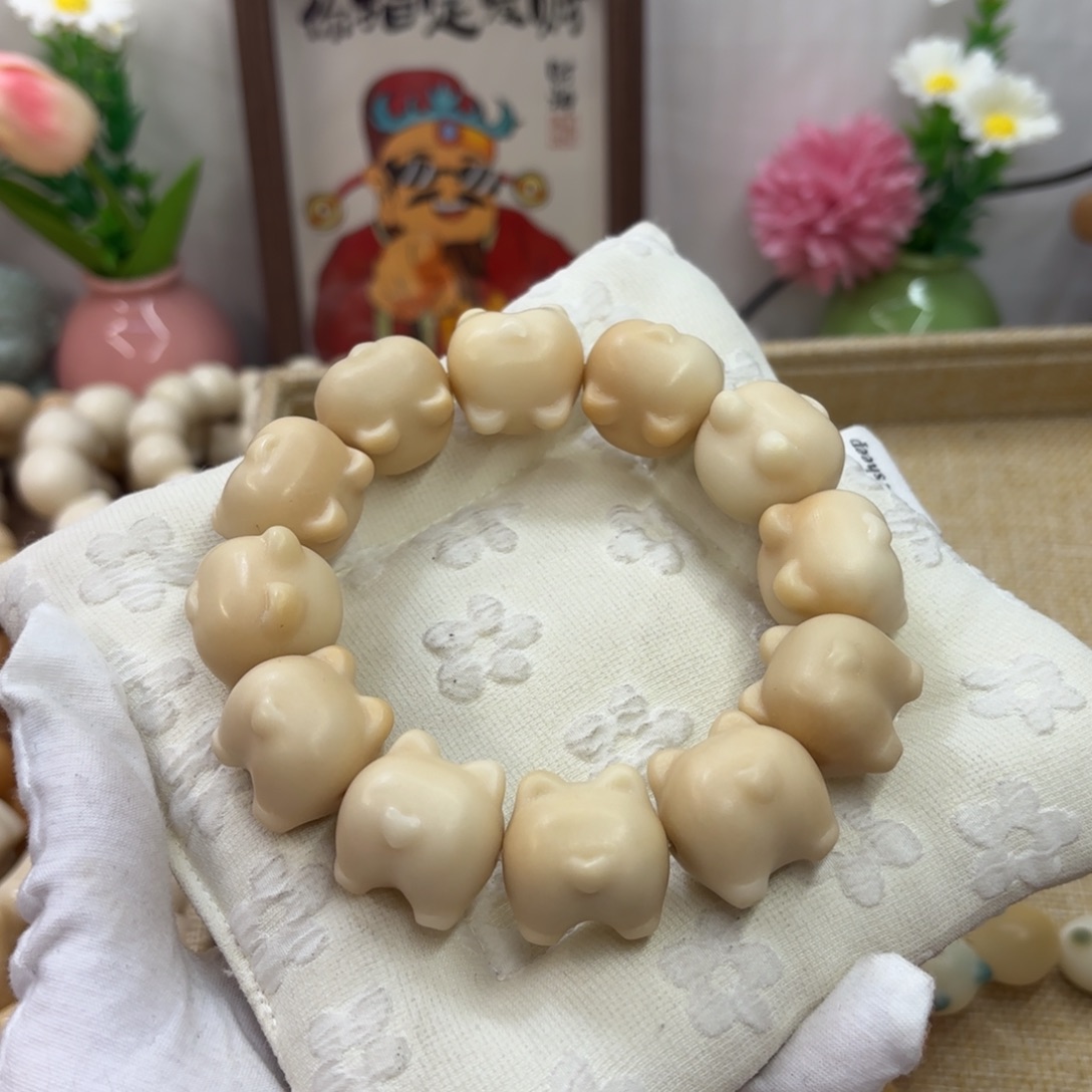 吊坠菩提根/象牙果24+干磨牙果风化柯基690