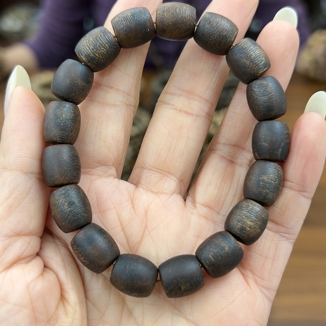 沉香沉香香囊沉香海南紫棋1.0鼓珠单圈多样性发一17沉