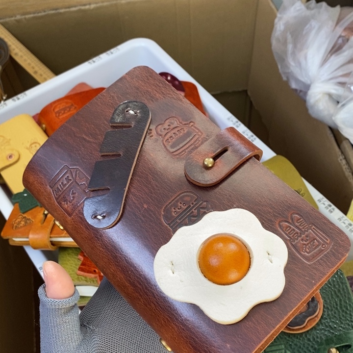 头层牛皮微瑕A6活页本