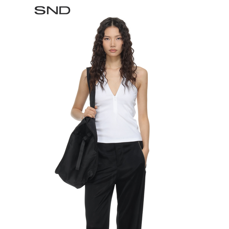 【WEARABLE EVENT 设计师品牌】SND SS25 罗纹拉链背心