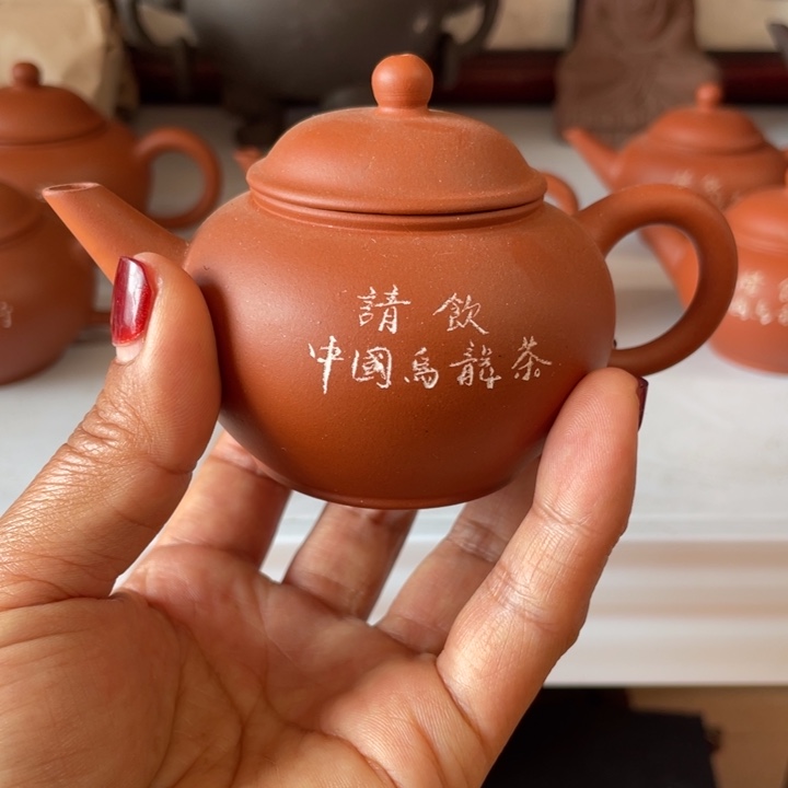 紫砂茶壶春**望红泥巧英