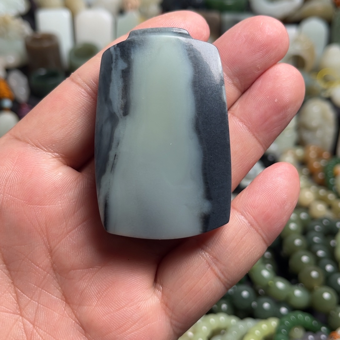 小***园和田玉未镶嵌吊坠(不含链)