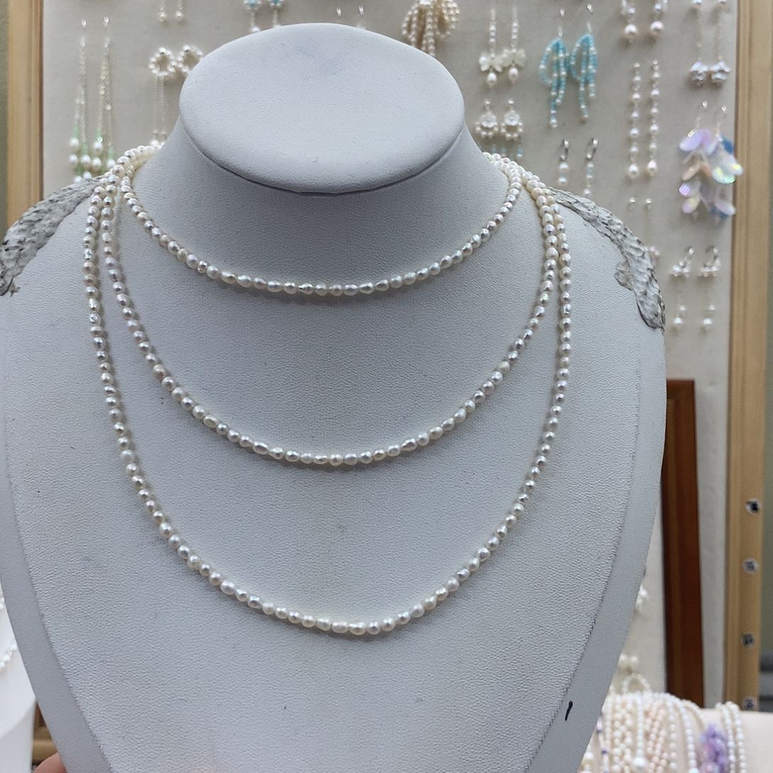 银S925镶嵌耳饰淡水珍珠