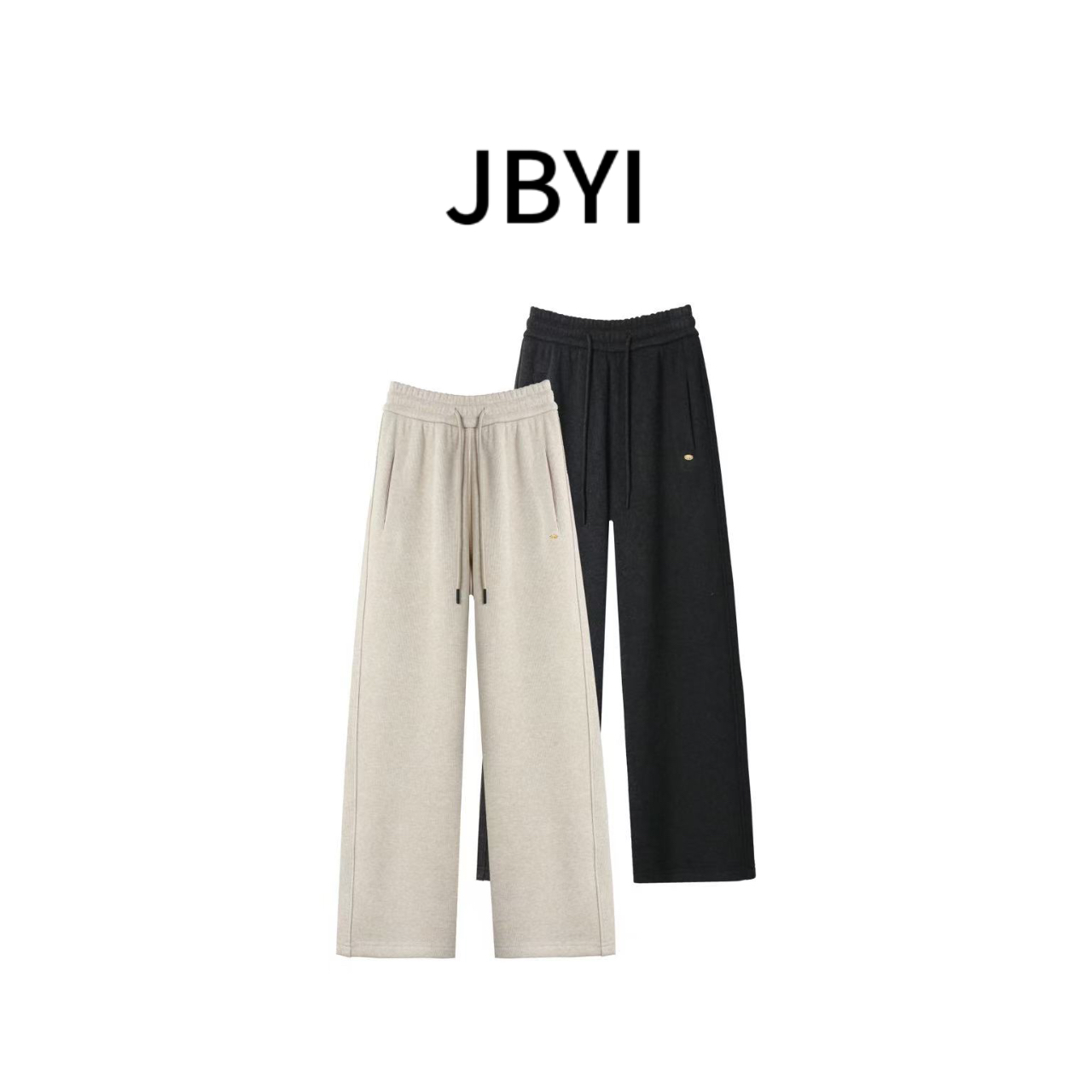 安禾家-小个子【梦想直筒裤】糯米绒金属标隐形口袋厚款窄版直筒裤