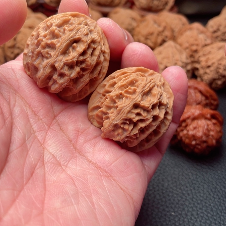 文玩核桃把件34苹果园