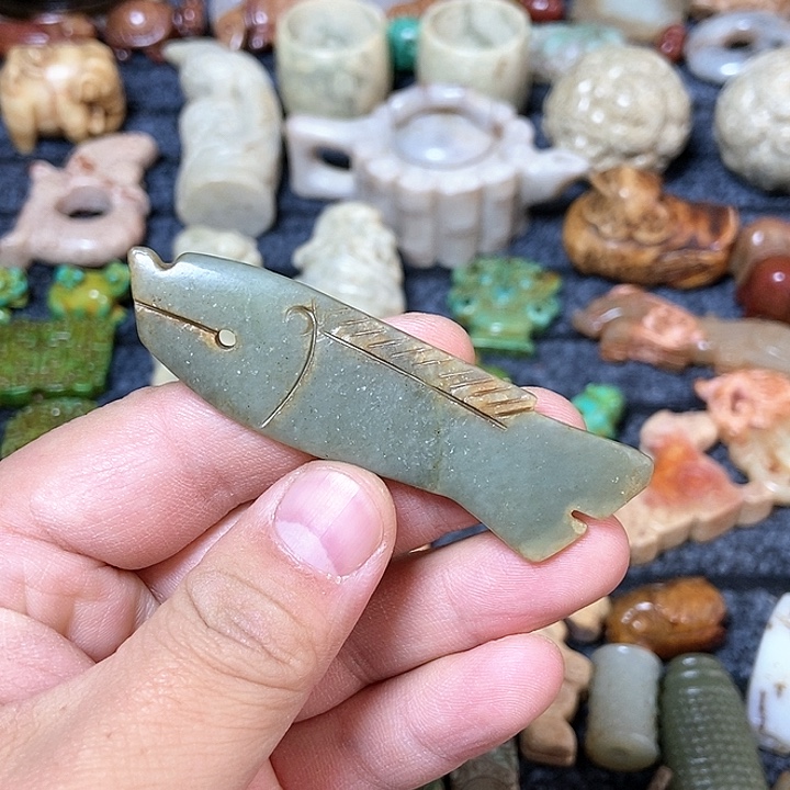 和田玉未镶嵌颈饰176