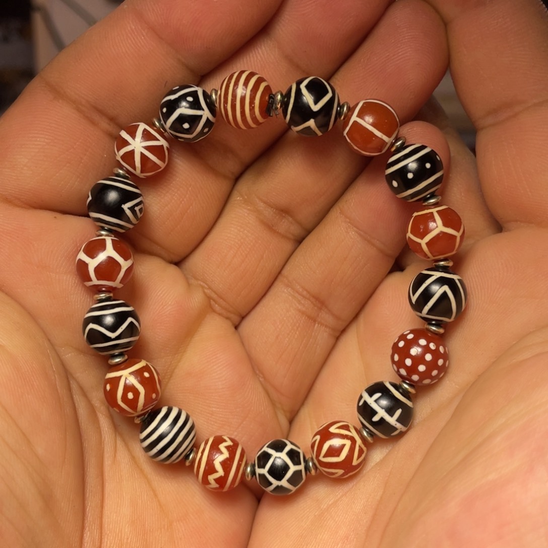 玛瑙/玉髓单珠未镶嵌