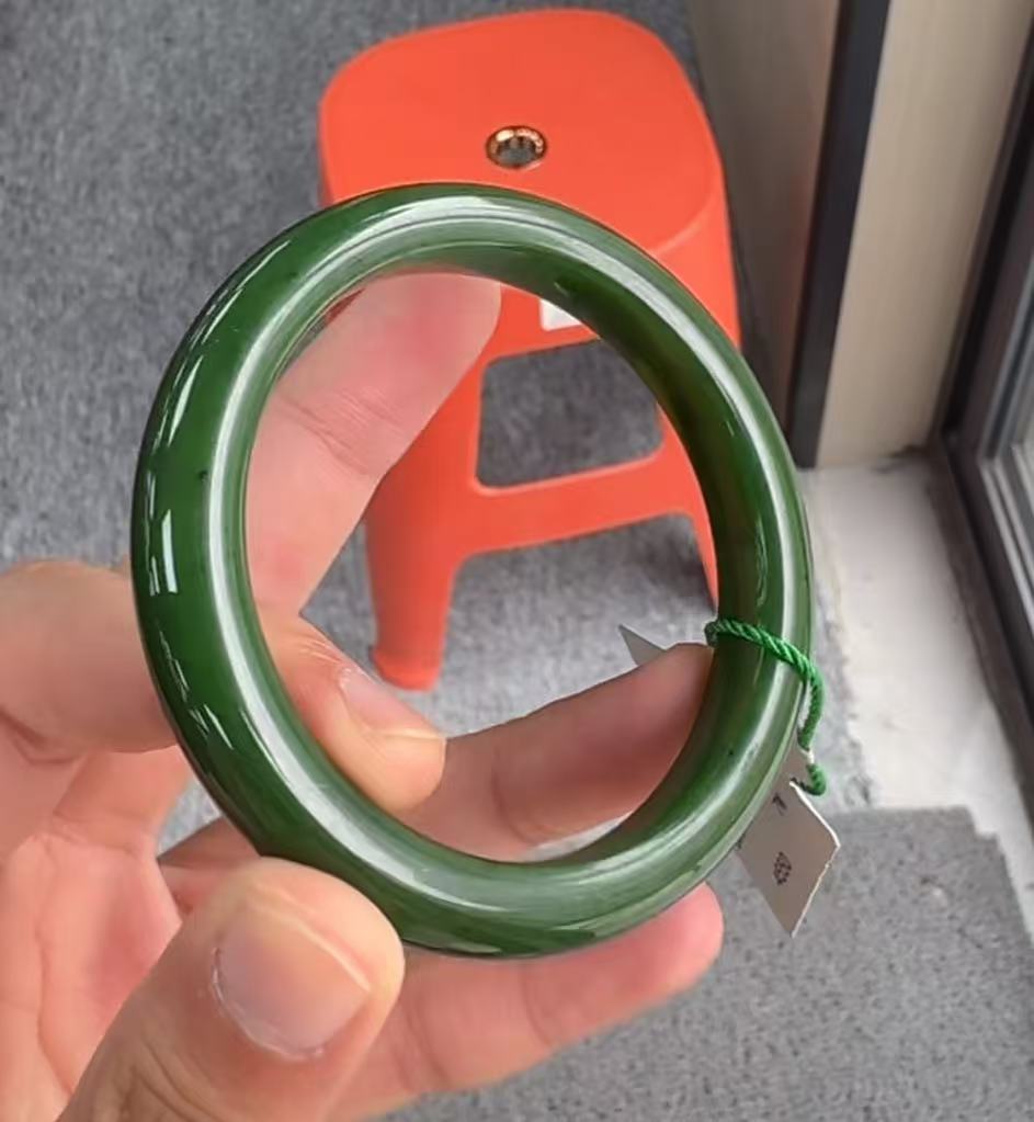 【东哥臻选】精品和田玉碧玉手镯 多样性发一件