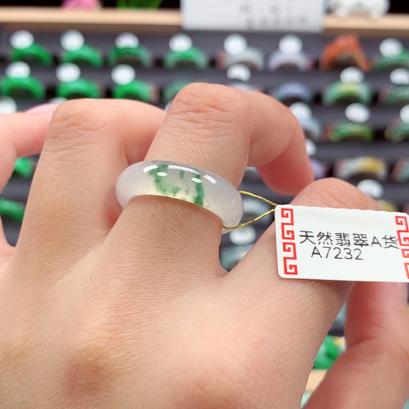 【闪购商品】未镶嵌戒指翡翠14/15号