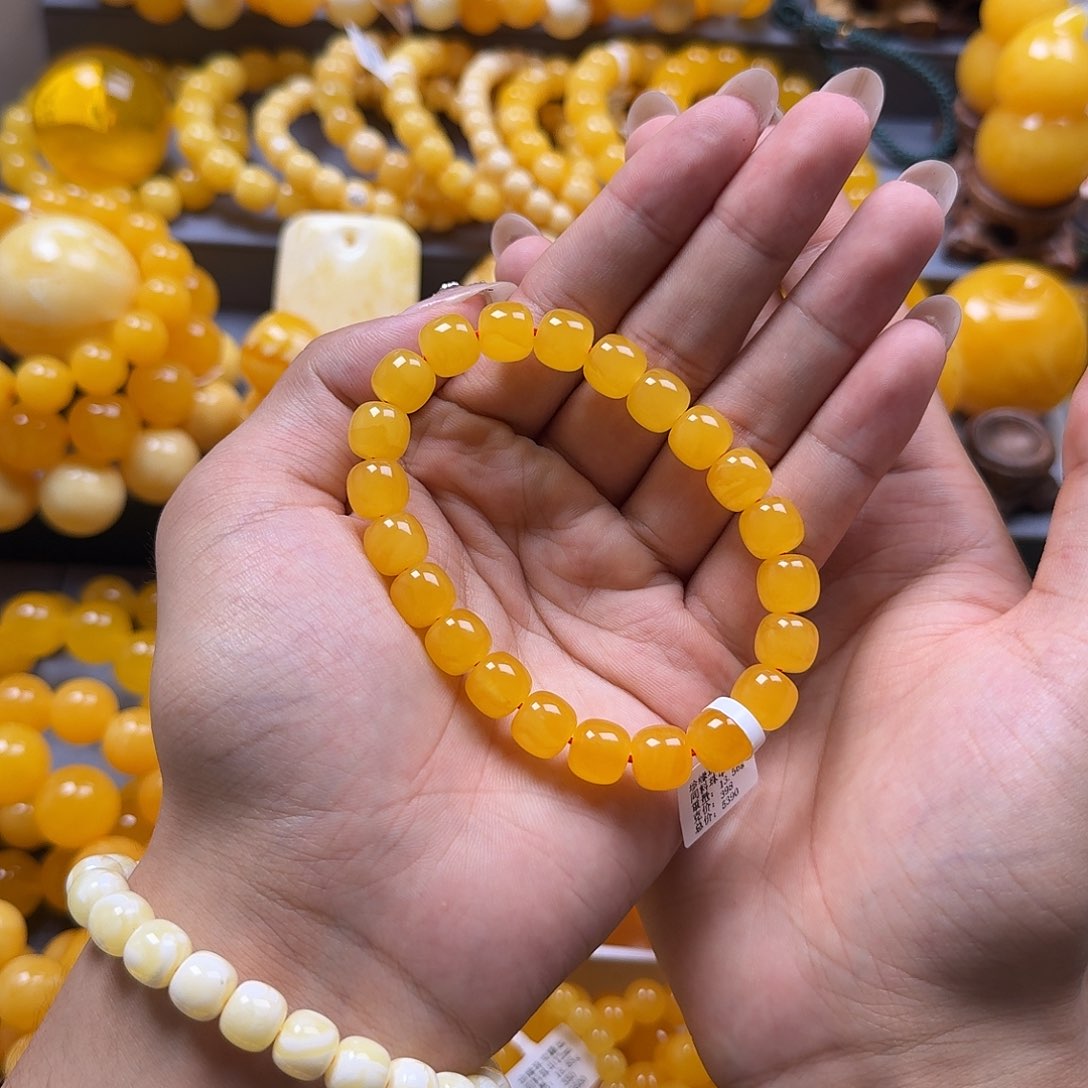 未镶嵌蜜蜡珠宝奇石同料10mm