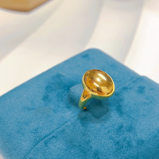 铜合金戒指 时尚百搭鸽子蛋戒指448002