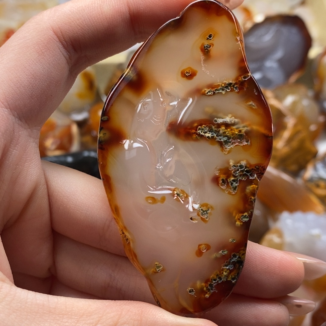 玛瑙/玉髓未镶嵌颈饰