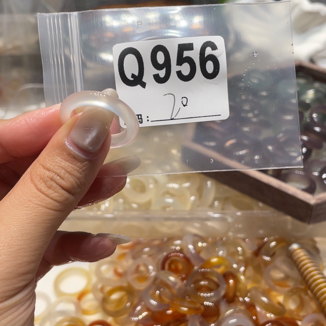 玛瑙/玉髓未镶嵌戒指956