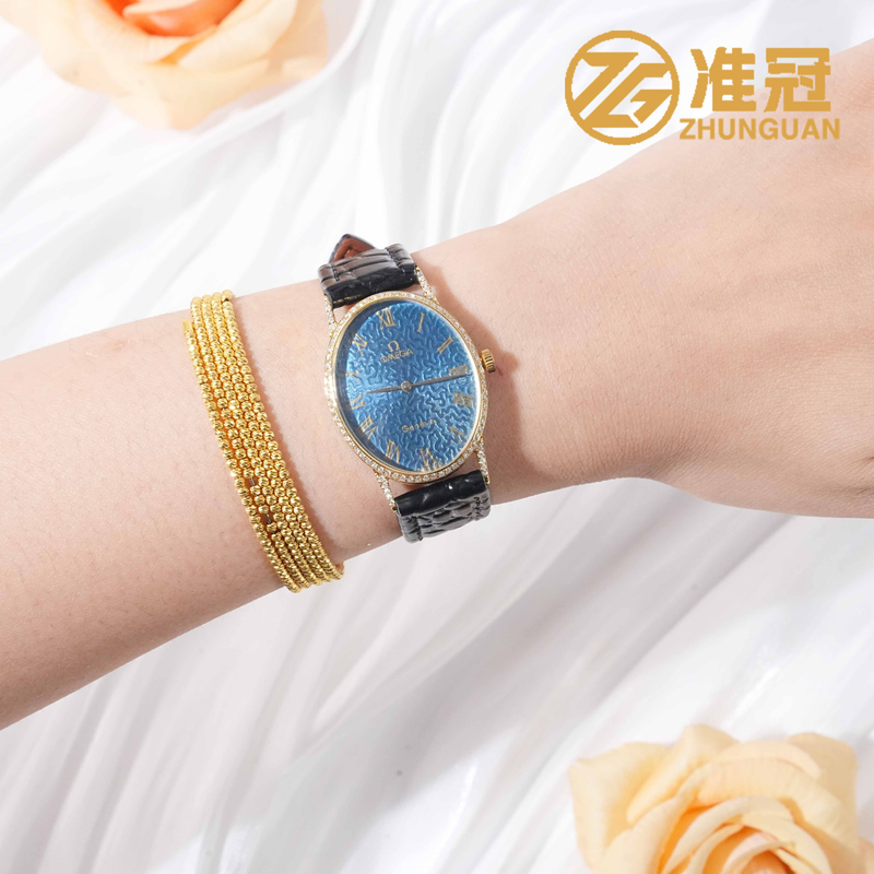 95新 Omega/欧米茄 26mm手动机械JM6906碟飞系列后钻瑞士名表