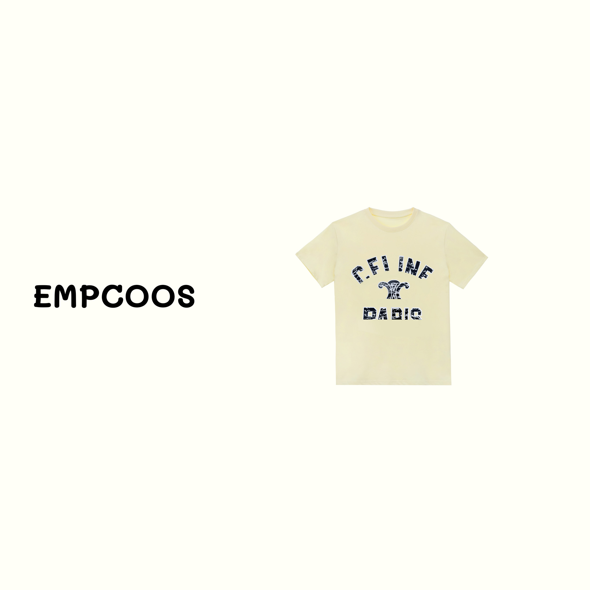 短袖圆领设计印花T恤夏季时尚透气---LT364