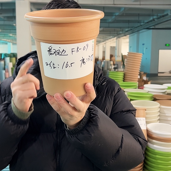 正品翻边桶口16高18卡其色8个无托