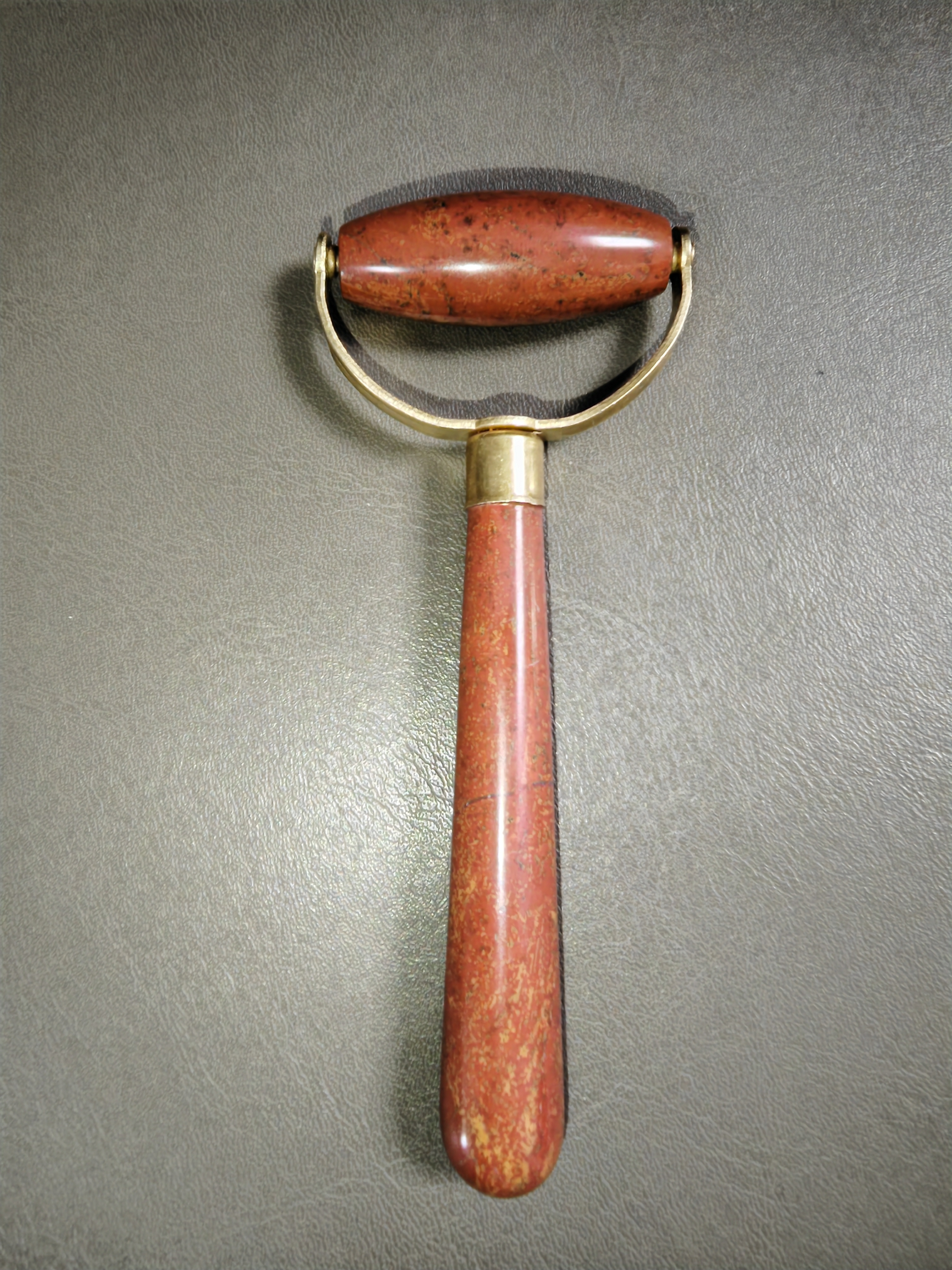 按摩砭石圆形桶珠