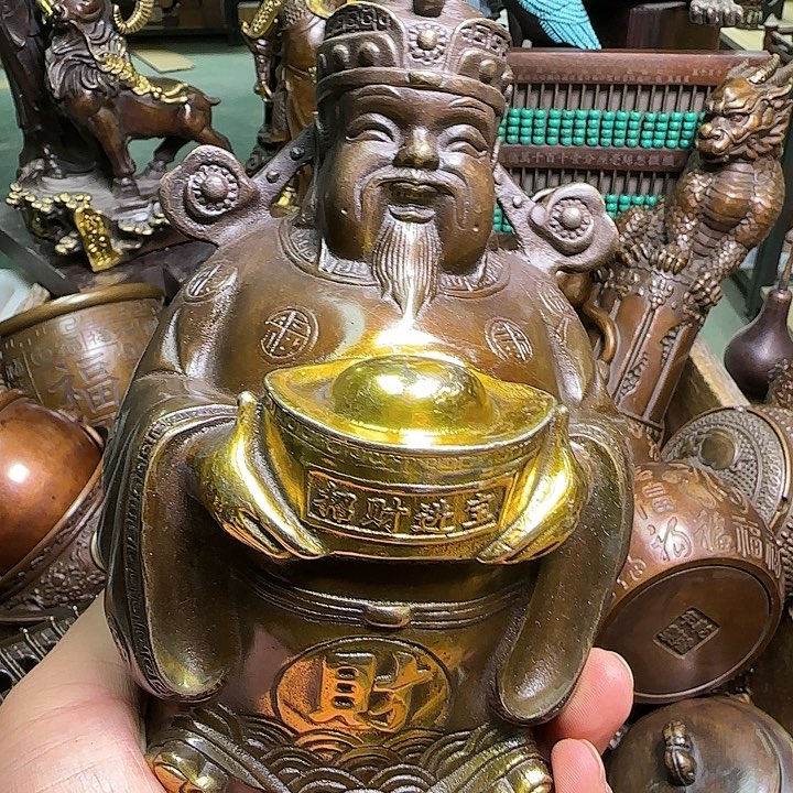 铜器办公室茶室摆件