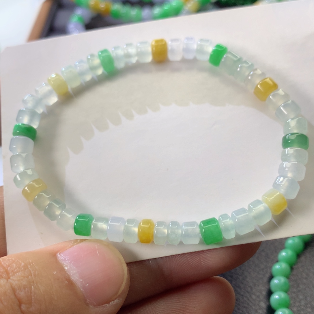 未镶嵌手链翡翠翡翠