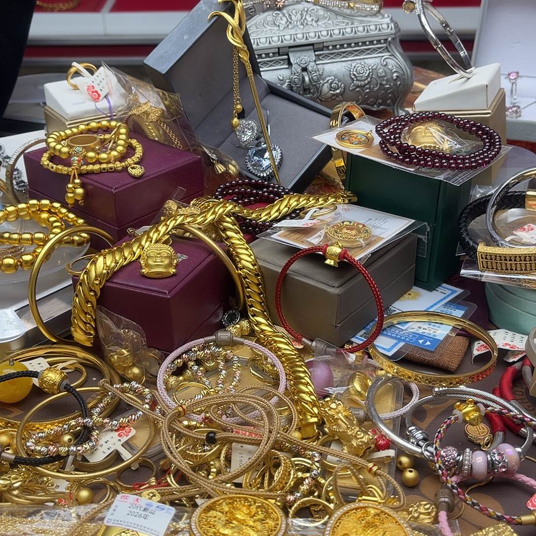 合金手链吊牌两件黑绳子