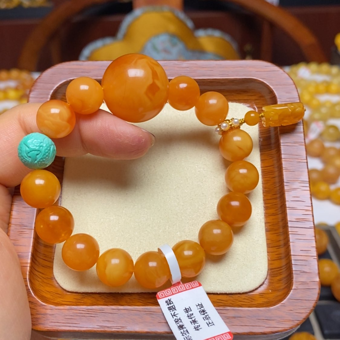 【闪购商品】蜜蜡手链未镶嵌手串