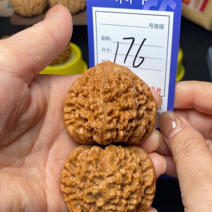 文玩核桃把件47官帽176