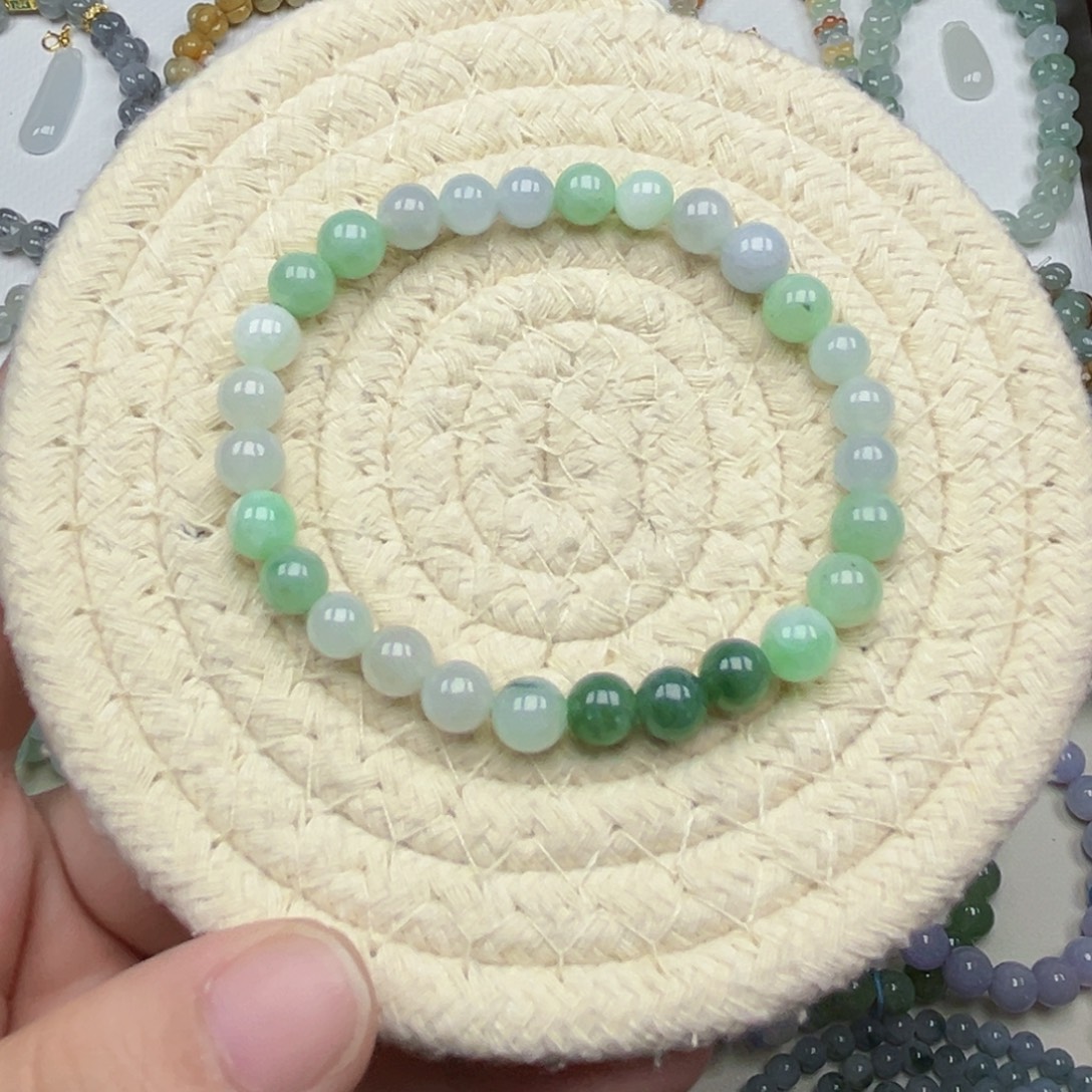 翡翠未镶嵌手链翡翠