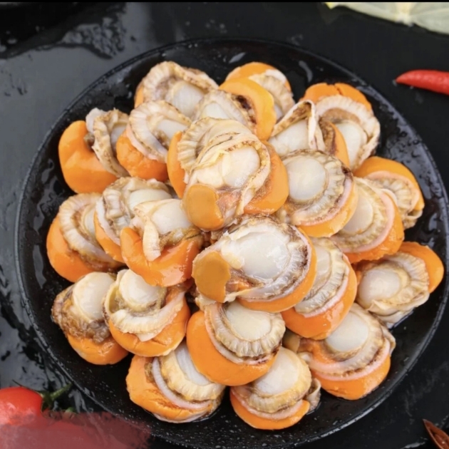 【顺丰发货】新鲜现拨大扇贝肉到手3斤/每包250克 到手6包
