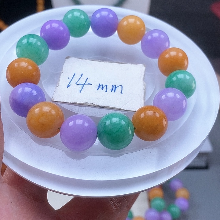 翡翠手链未镶嵌手链