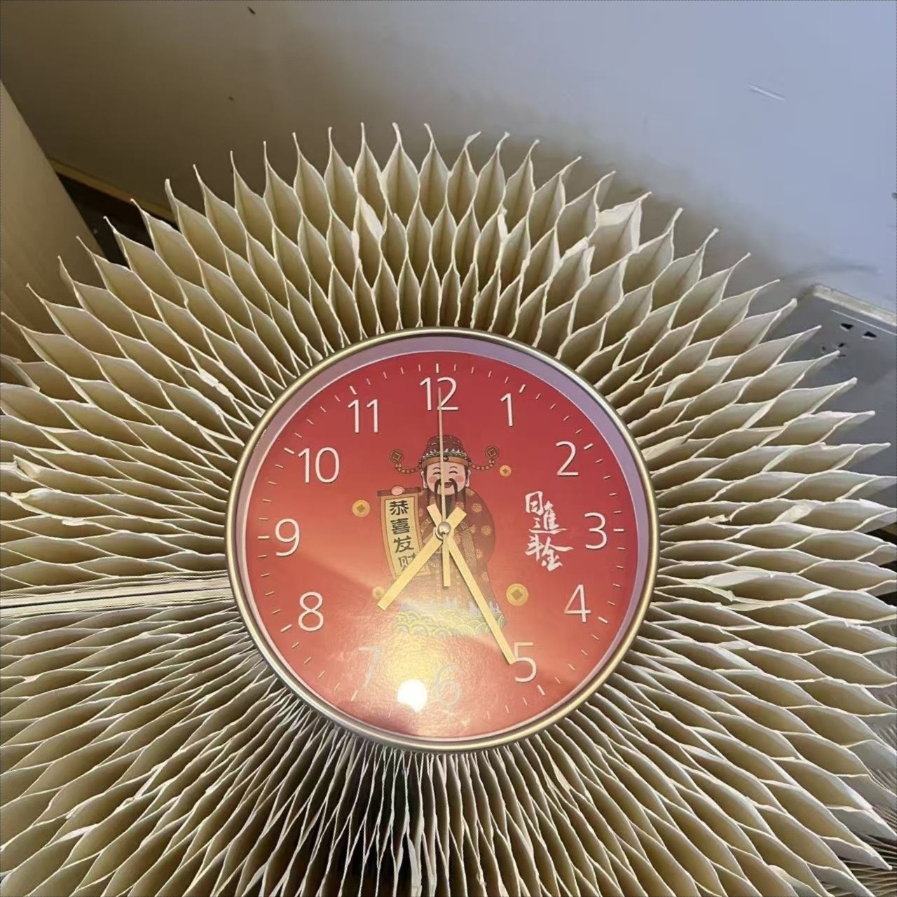 中式美式风格静音台式闹钟复古石英钟卧室床头时尚座钟 DPL