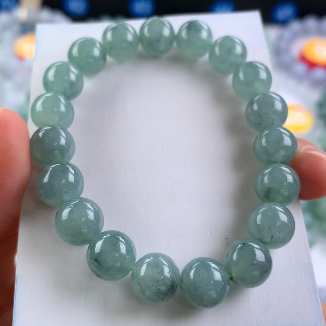 翡翠未镶嵌手链卡10