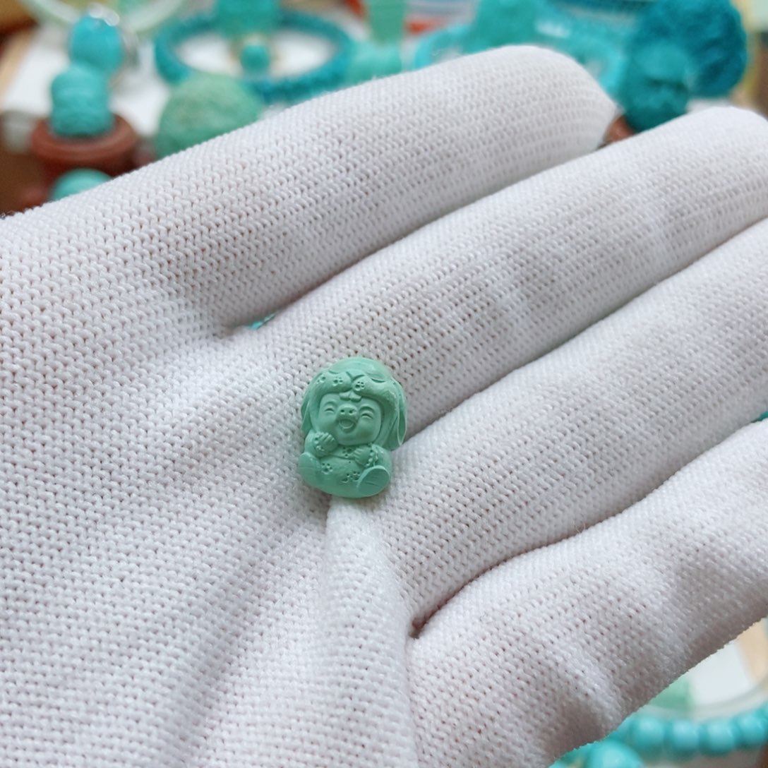 绿松石未镶嵌猪猪