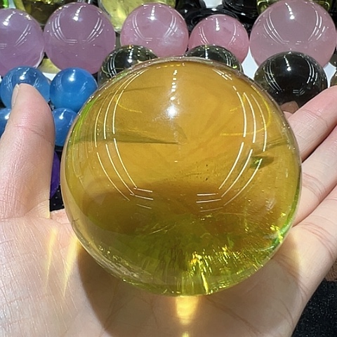 水晶水晶球摆件未镶嵌