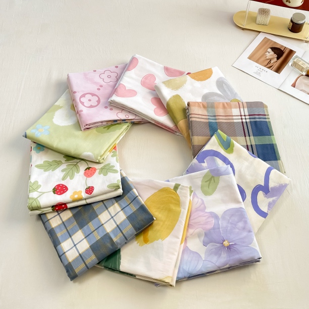 【朵啦啦】孤品全棉套件单床单单被套单床笠单枕套以直播间实物为准