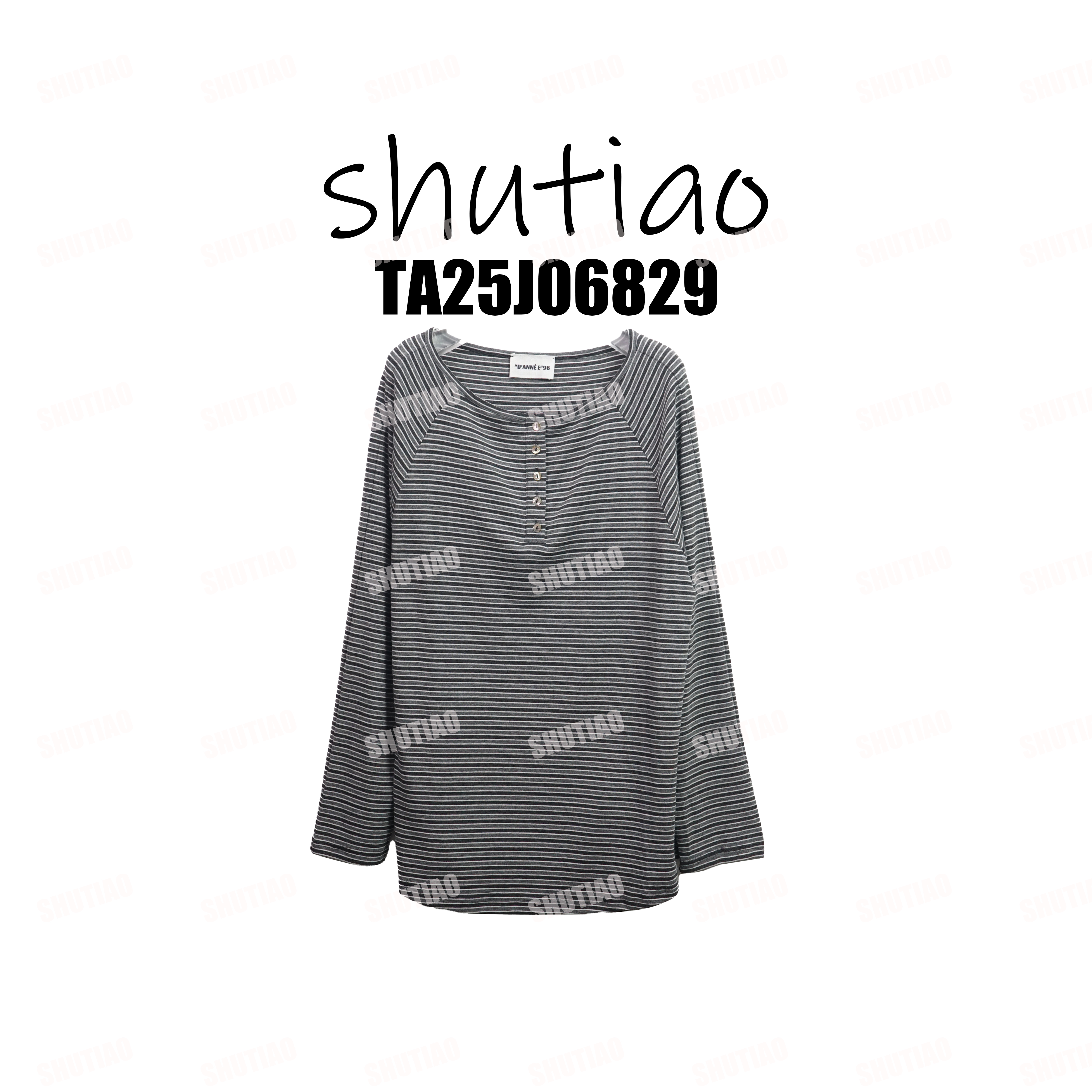 【SHUTIAO】2025冬季：新款小众设计款T恤TA25J06829