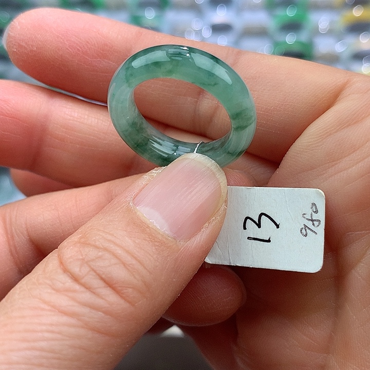 翡翠戒指未镶嵌13号