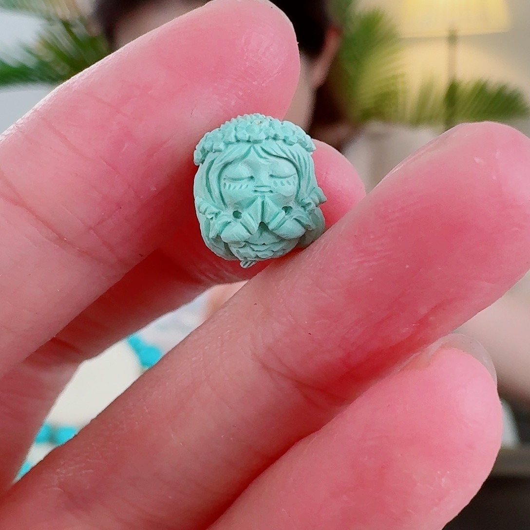 绿松石珠宝奇石未镶嵌