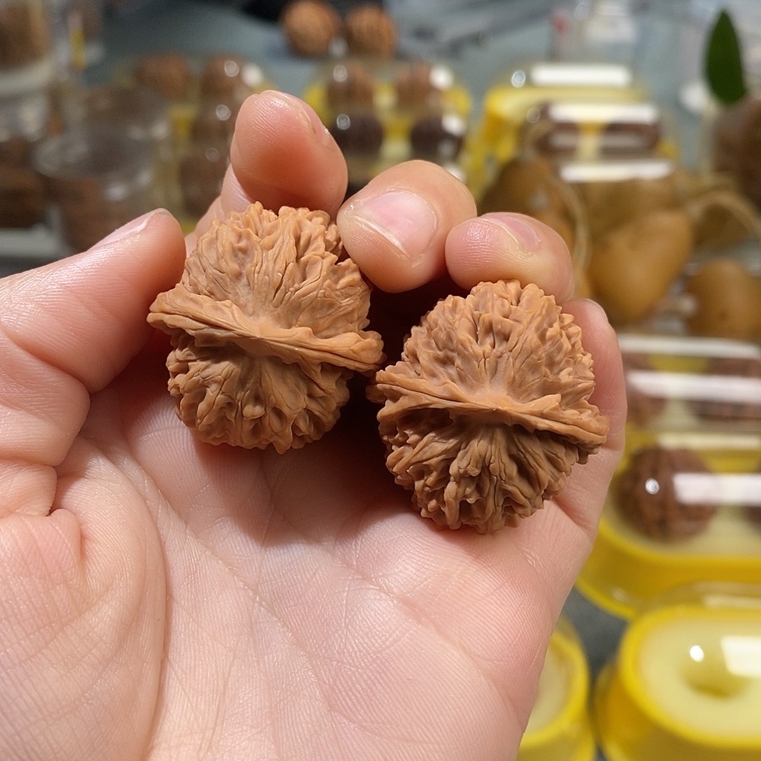 文玩核桃吊坠7号微修小莲花32尺