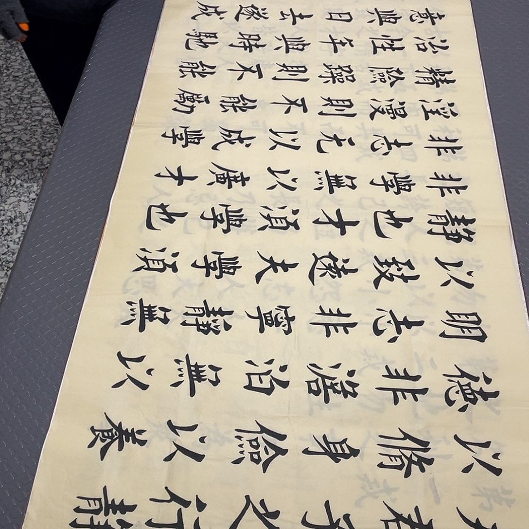 书法老师真人手写杨辉10幅