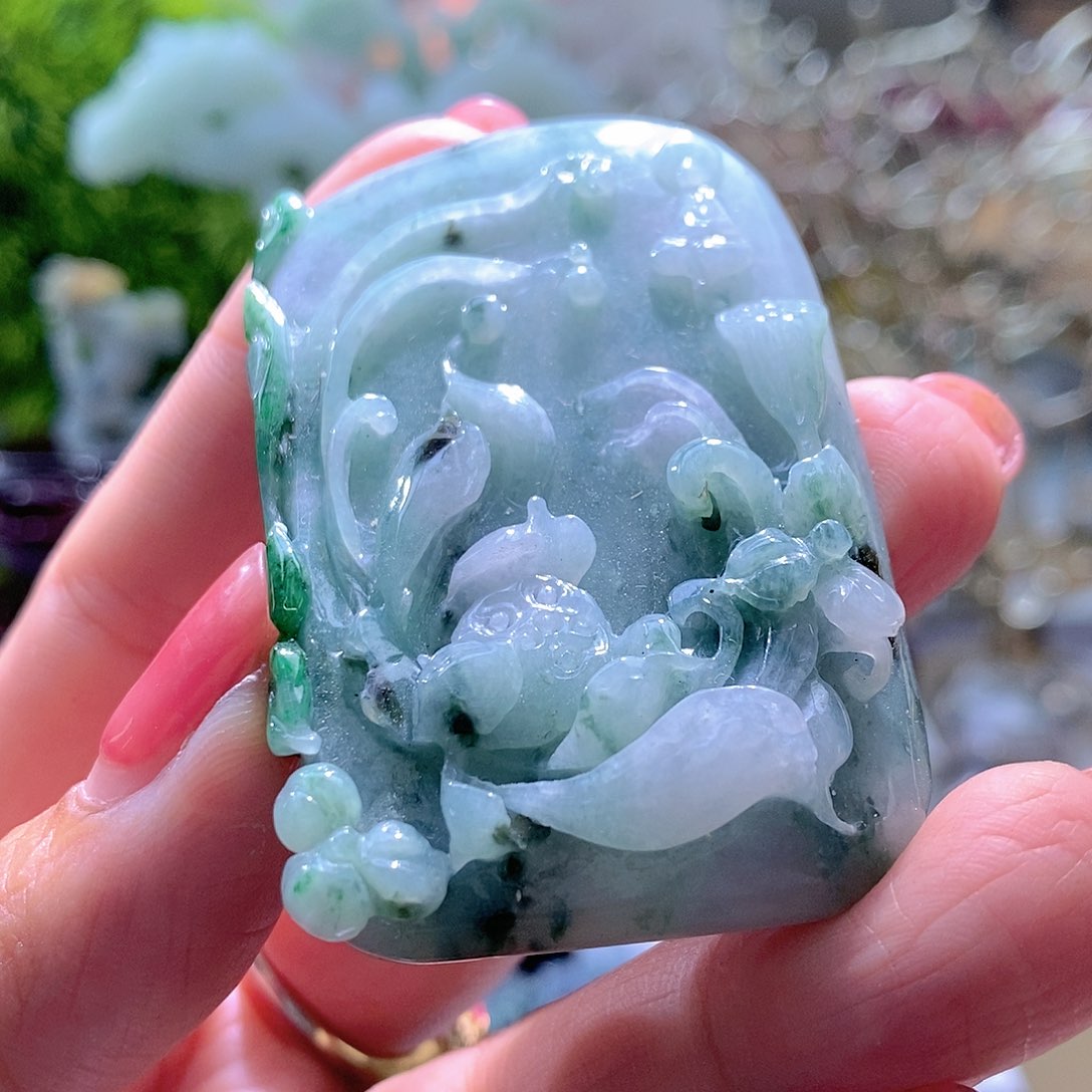 【闪购商品】翡翠未镶嵌颈饰花