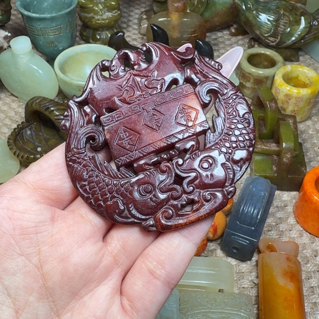 白玉菩提吊坠挂件