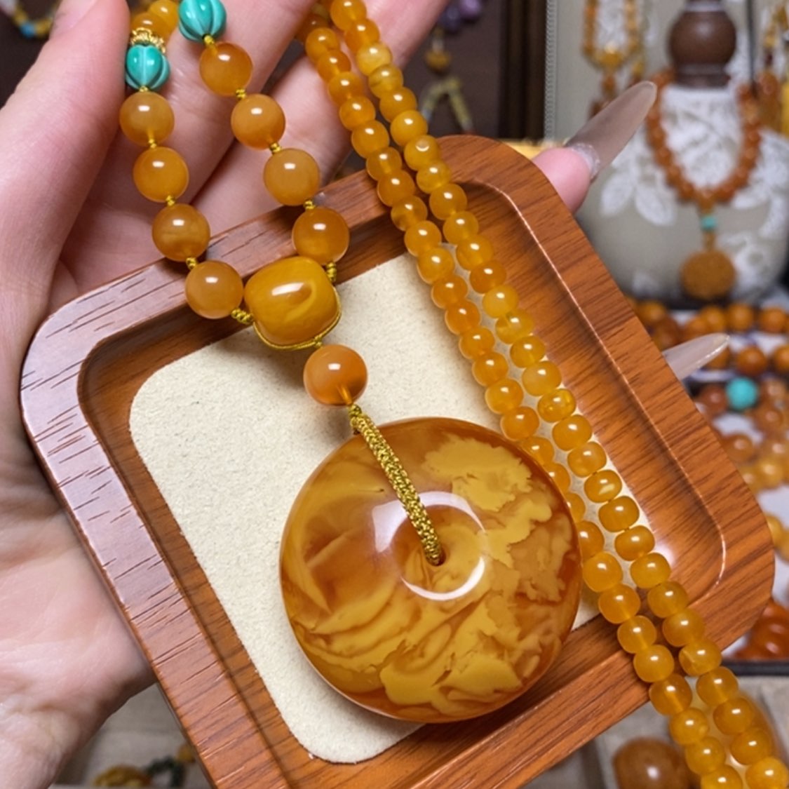【闪购商品】手链蜜蜡未镶嵌项链