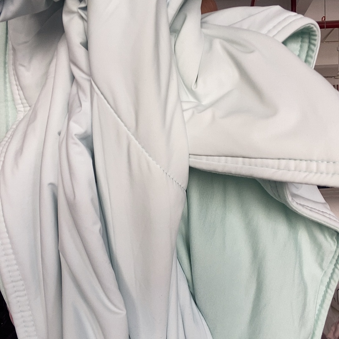 莱赛尔绿色人棉2米夏被