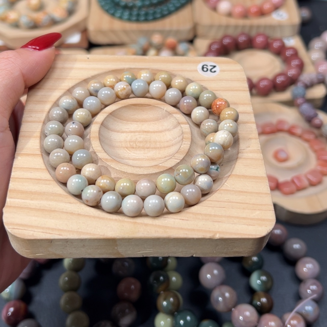 栖***生石英质玉未镶嵌手链22