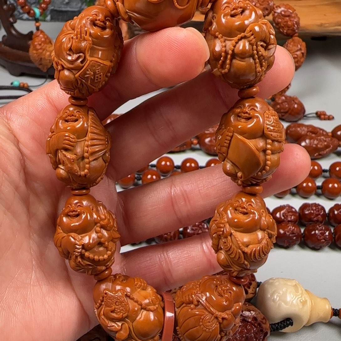 吊坠橄榄核20弥勒