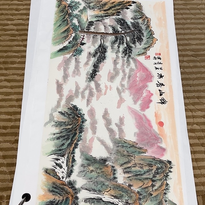 国画花鸟之城四尺