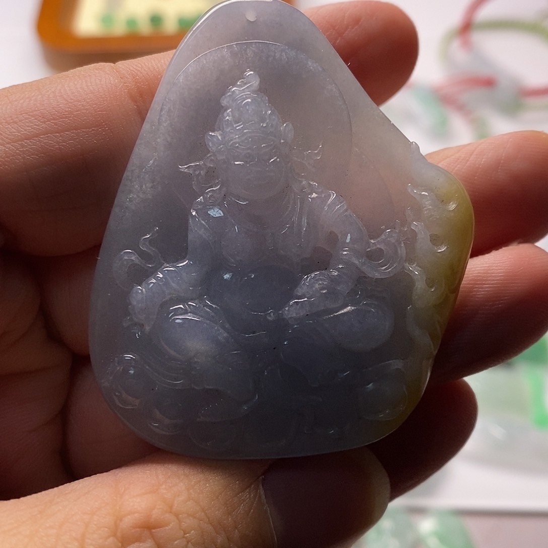 翡翠颈饰未镶嵌天然翡翠挂件